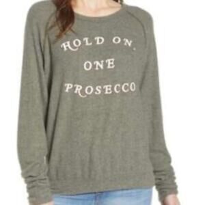 Project Social T Gray Crewneck Sweater Soft Knit Relaxed Fit